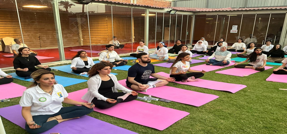 As part of the run-up to the International Day of Yoga 2025, the Embassy of India, Baghdad organized the 2nd curtain raiser event on May 1, under this year’s theme ‘Yoga for One Earth, One Health’.